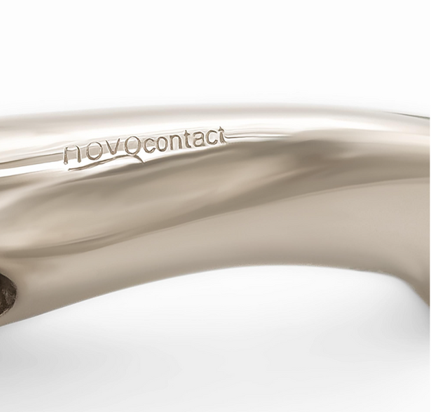 Sprenger Novocontact Eggbutt bit with D-shaped rings 14 mm singl